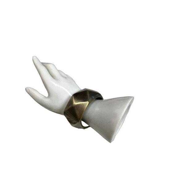 Multibeaded turquoise color and antique gold minibeaded statement necklace and l - Picture 5 of 7